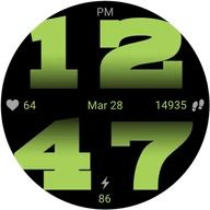Mega Digit Watch Face