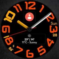 Analog watch face CRC046