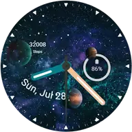 3D Galaxy Watch Face